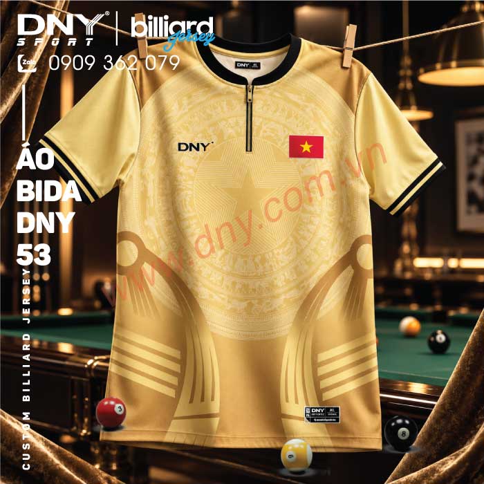 MẪU ÁO BIDA THIẾT KẾ THEO YÊU CẦU | DNY-BIDA2610170053